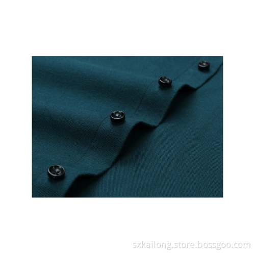 Men's Dark Green Long Sleeves Shirts